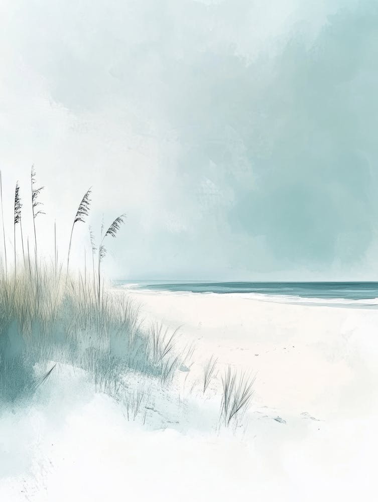 Sea Oats Canvas Print