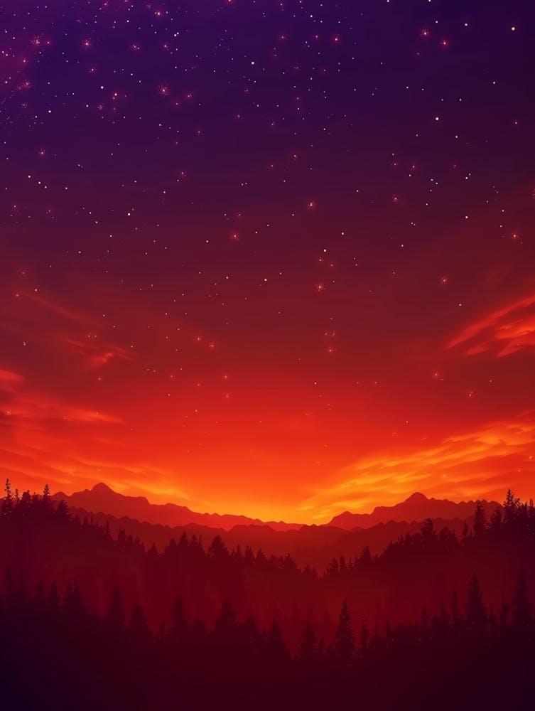 Night Sky With Stars 3