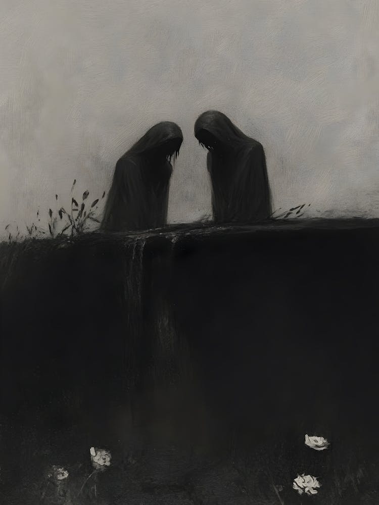 Dark Gothic Two Ghosts