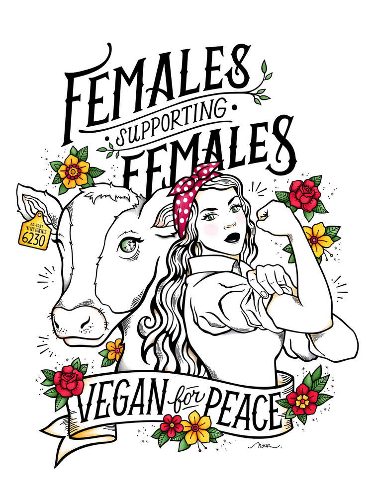 Females Supporting Females Vegan 1