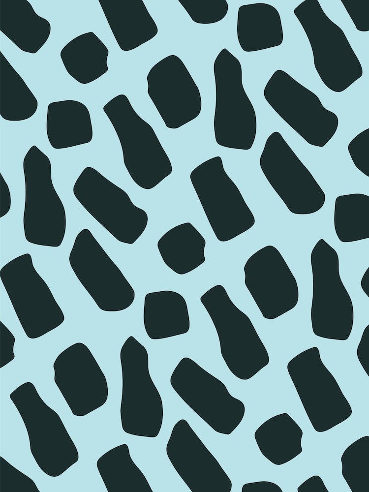 Geometric Cow Pattern