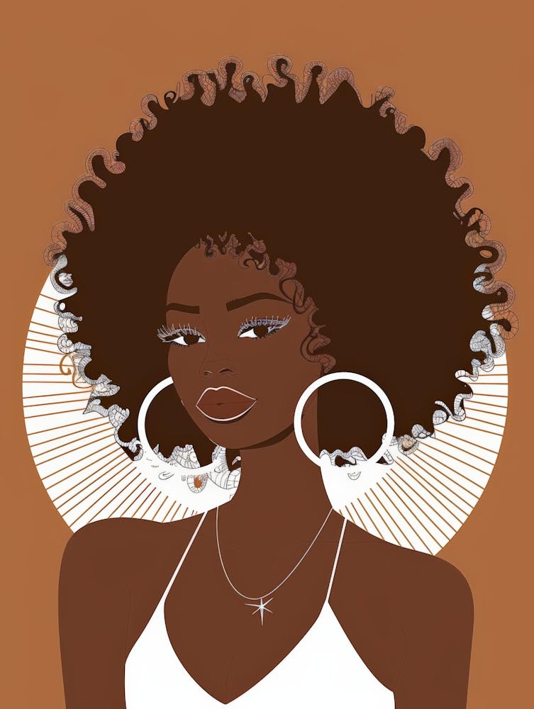Fille Afro 44