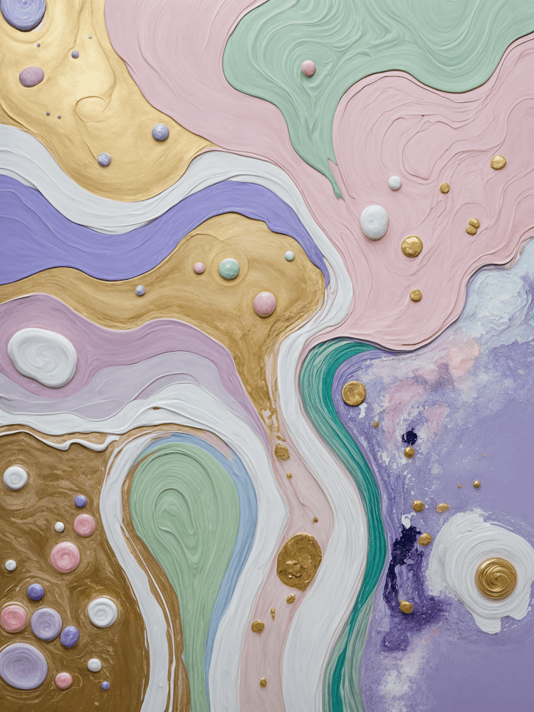 Pastel Liquid Marble no2