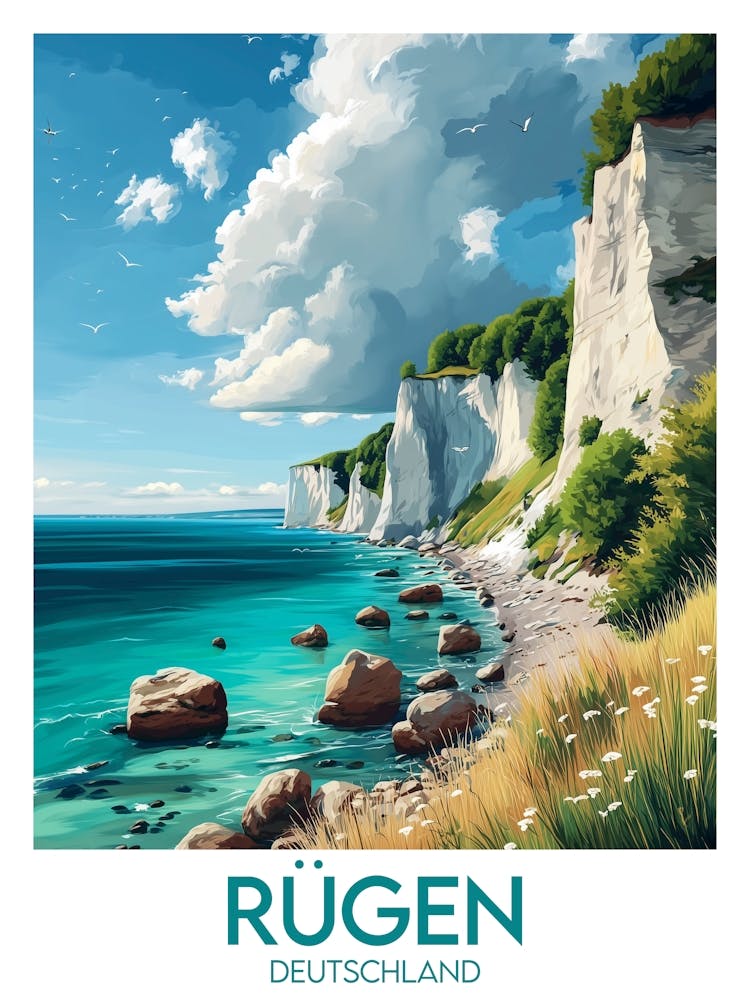 Affiche de voyage Rügen 1