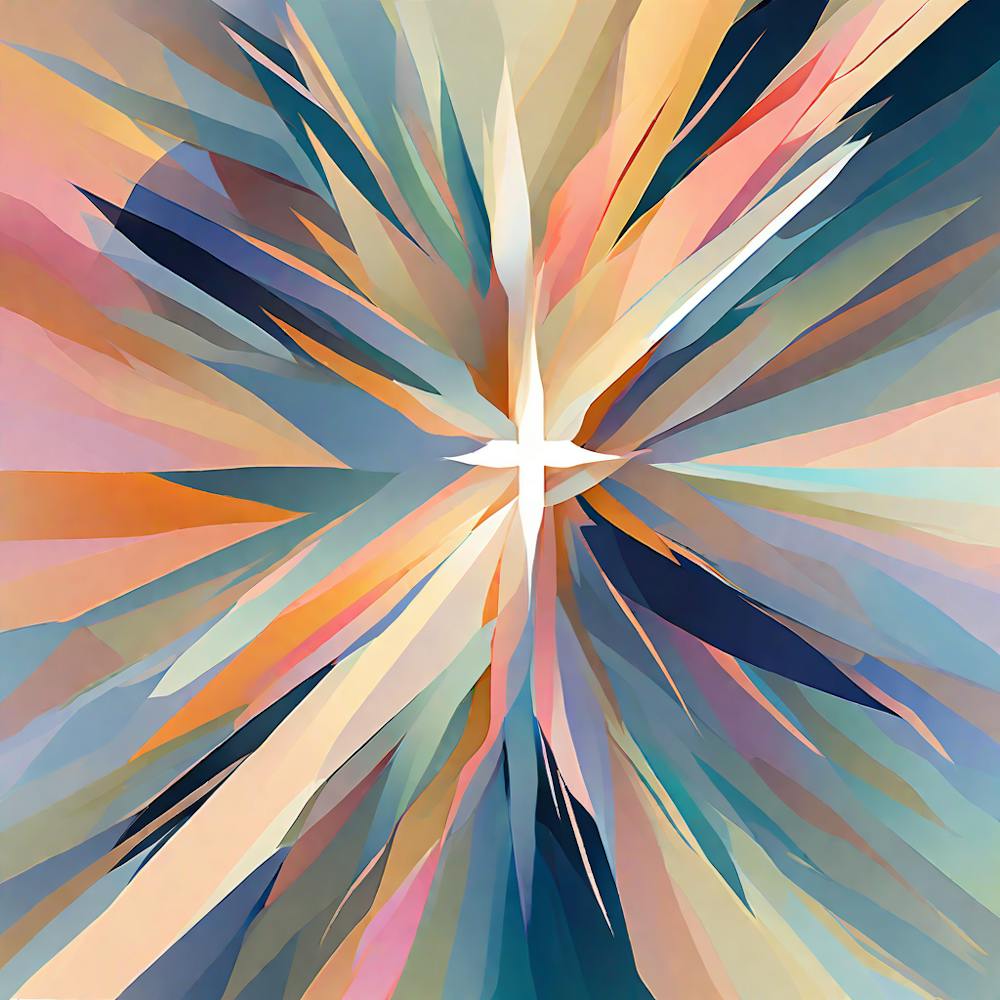 Jesus Abstract Art, 237 Modern