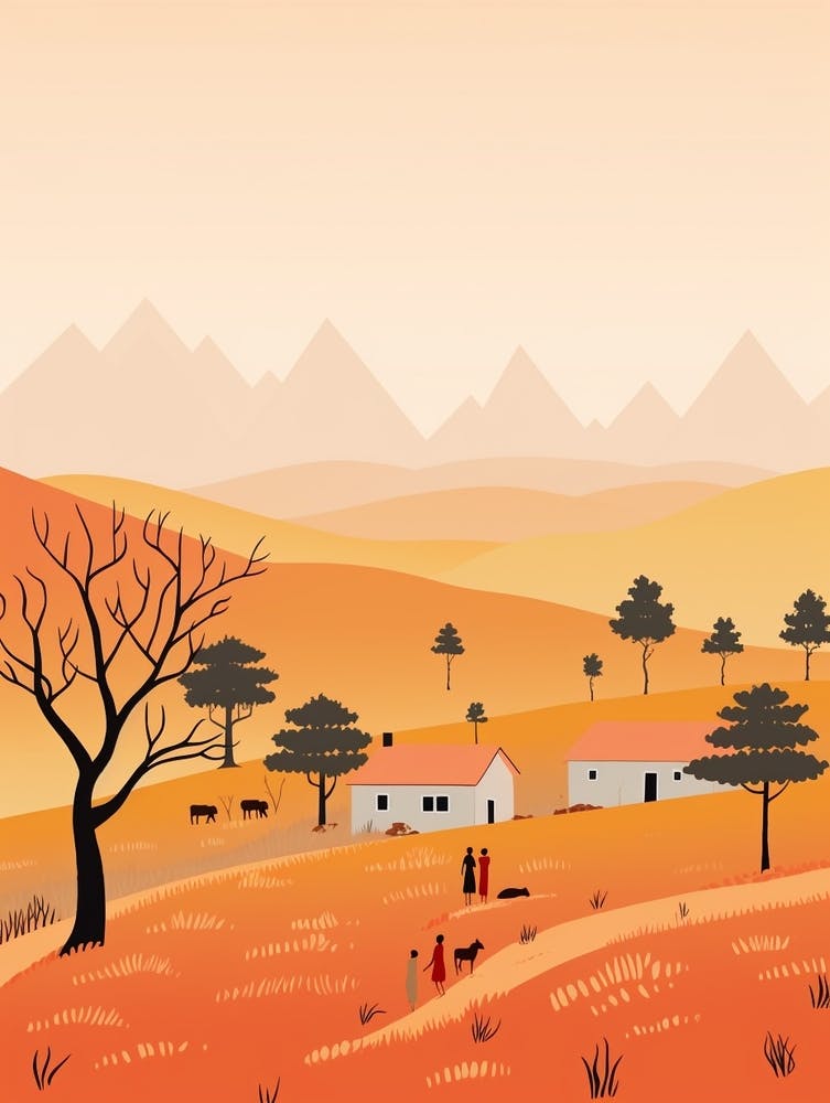 Eswatini Reiseillustration