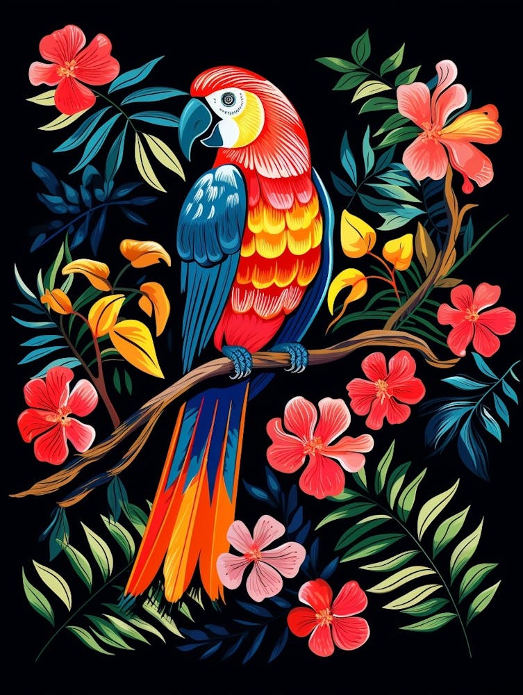 Perroquet Illustration d'oiseau populaire 2