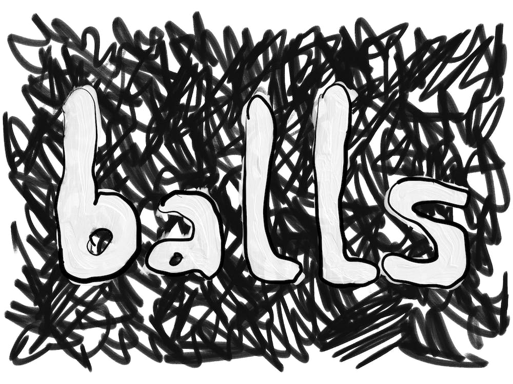 Balls Monochromes Abstraktes Kunstwerk