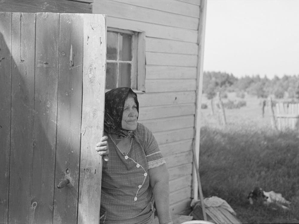 Untitled Photo, Possibly Related To Wife Of Bohemian Farmer Near Black River Falls, Wisconsin By Russell Lee