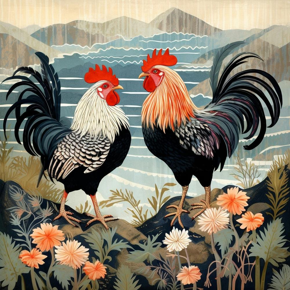 Bird In Nature Rooster 3