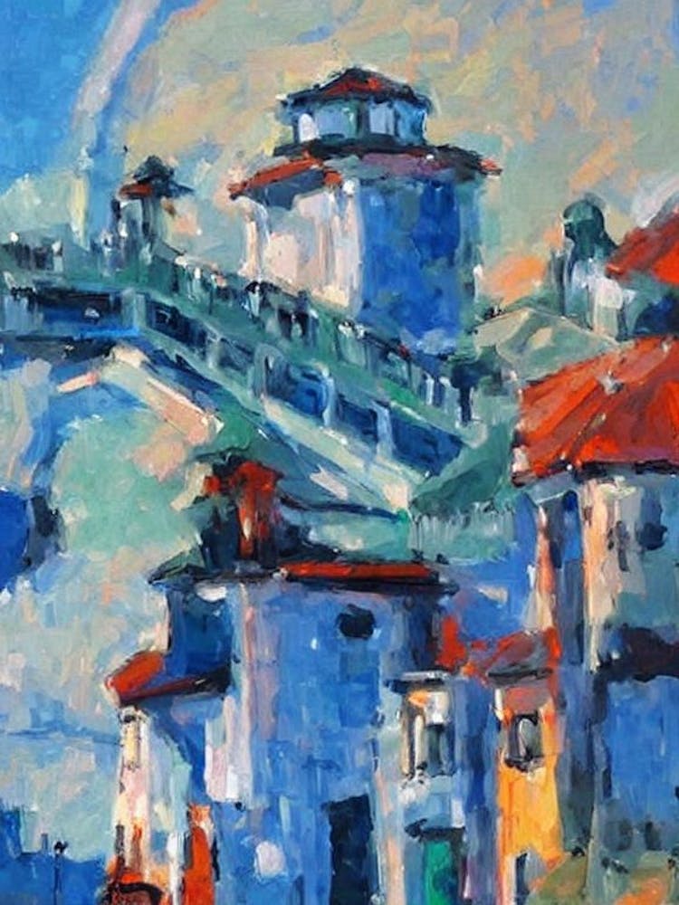 Port Of Burgas Bulgaria Abstract Block 2 harbour