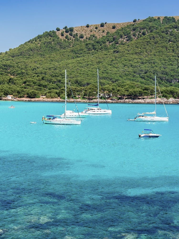 Cala Ratjada Sailboats In The Sea