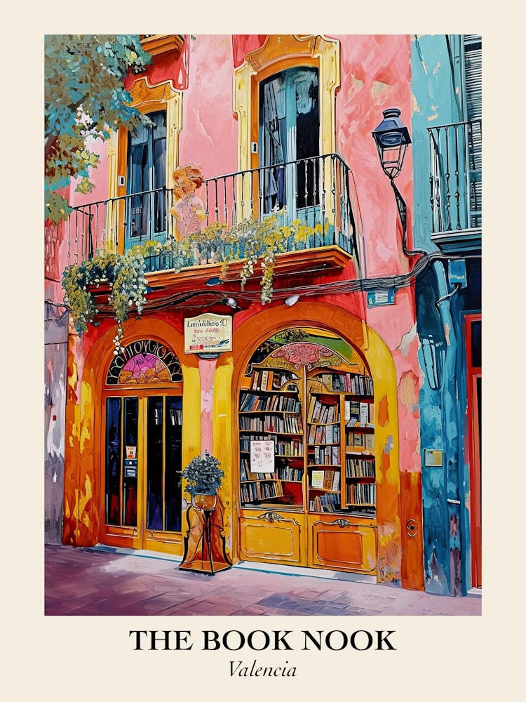 Valencia Book Nook Bookshop 2 Poster