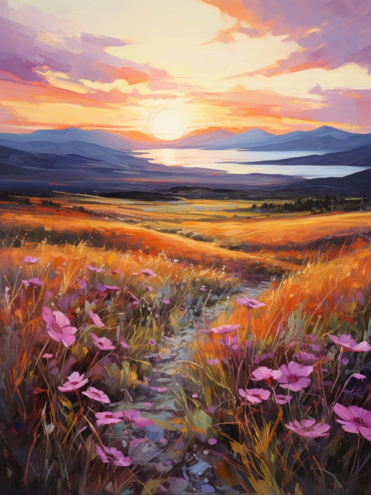 Sunset In The Meadow 3