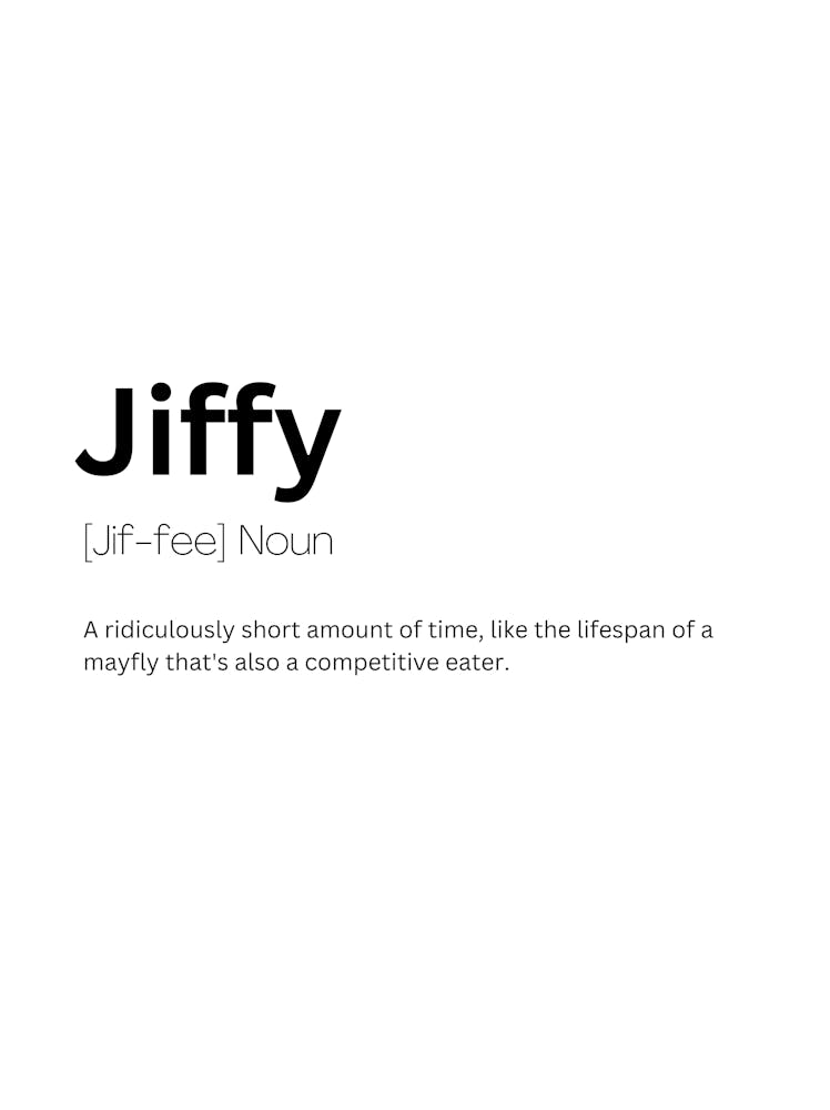 Jiffy Definition Meaning