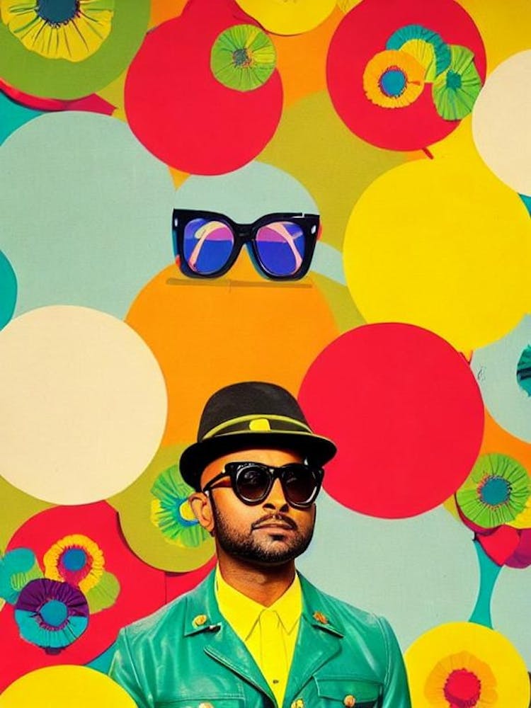 Benny Dayal Farbenfrohe Pop-Art