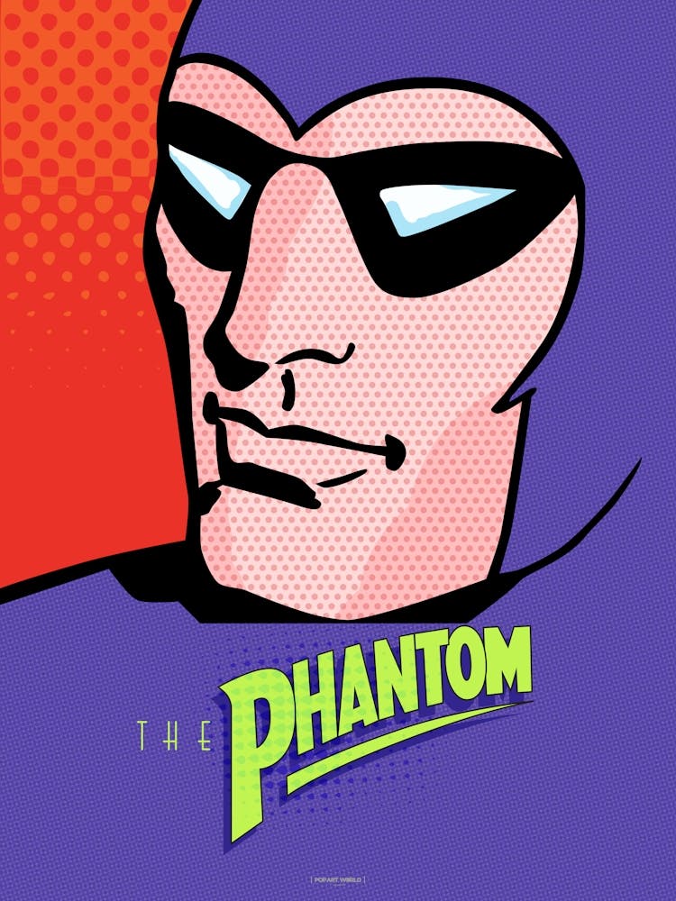 The Phantom | Comic Art Digital | Pop Art World 2025