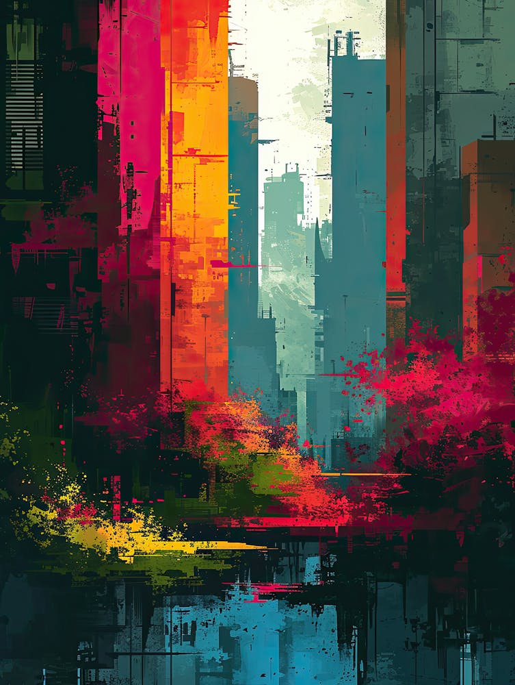Gepunktete Dämmerung | Pixel Art Serie