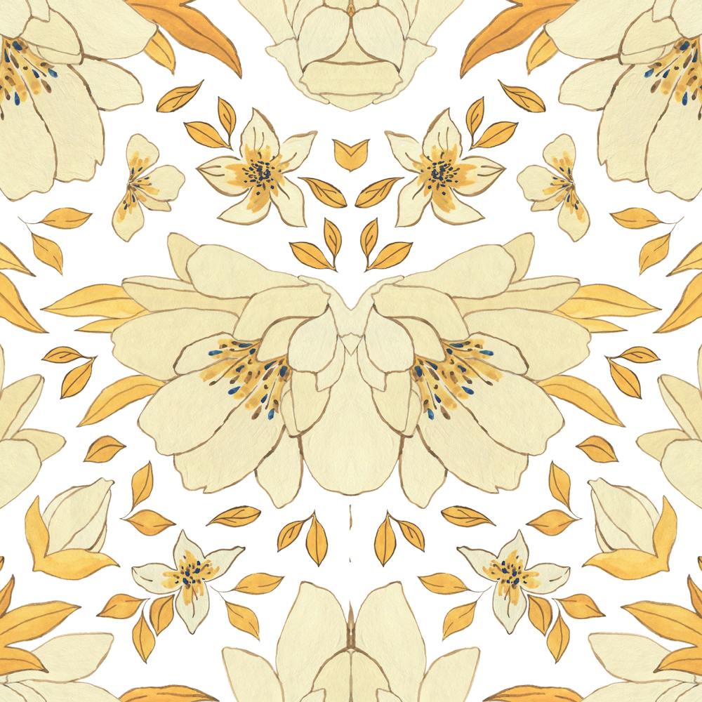 Yellow Floral Pattern