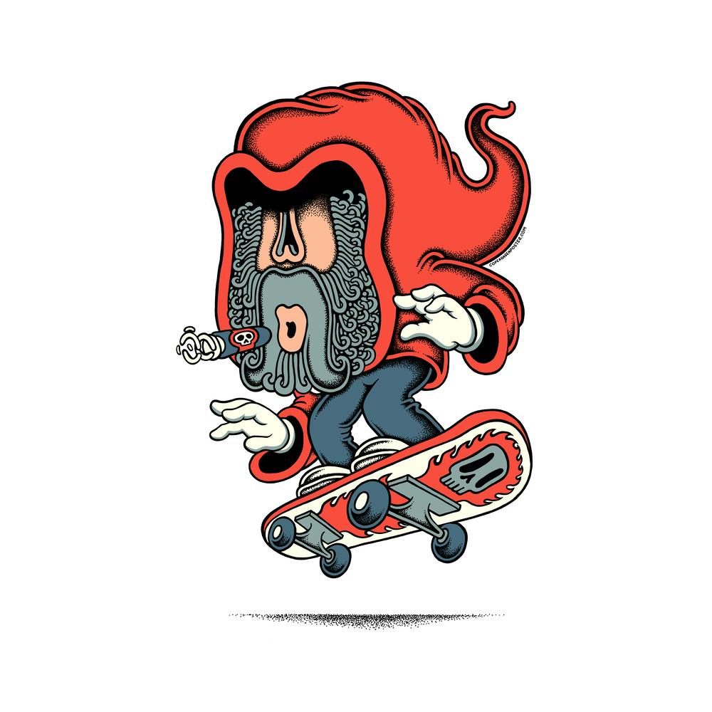 Hoodie Skateboard S