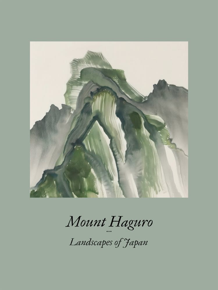 Paysages Du Japon Mont Haguro 85