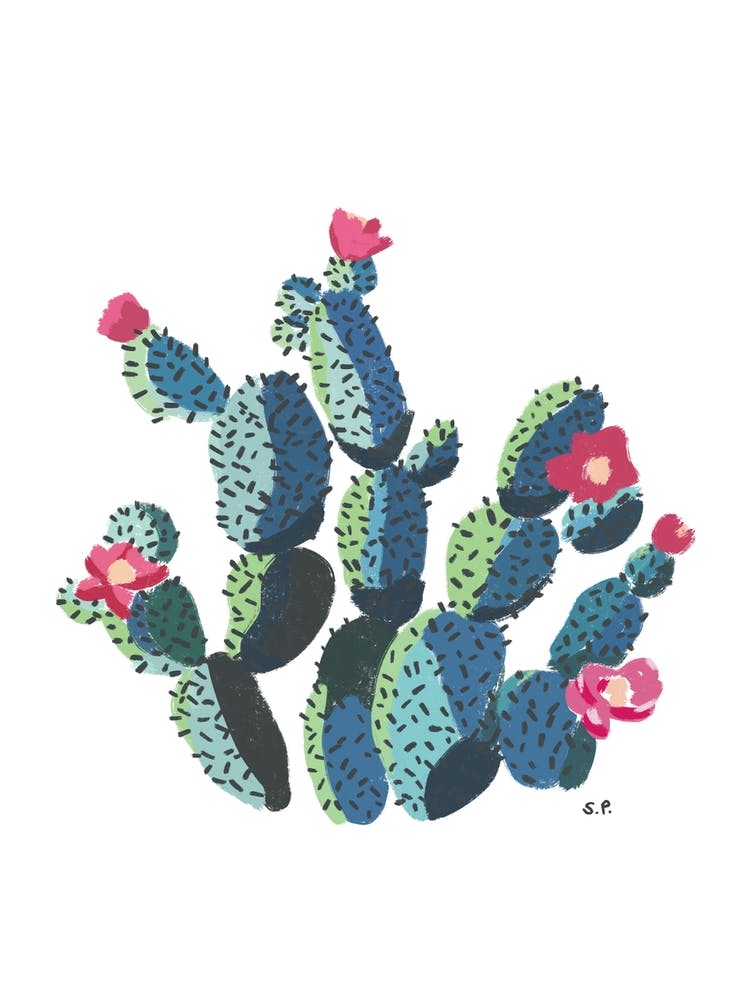 Watercolor Cactus