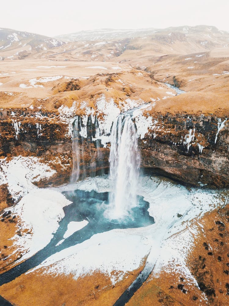 Frozen Winter Waterfall 1