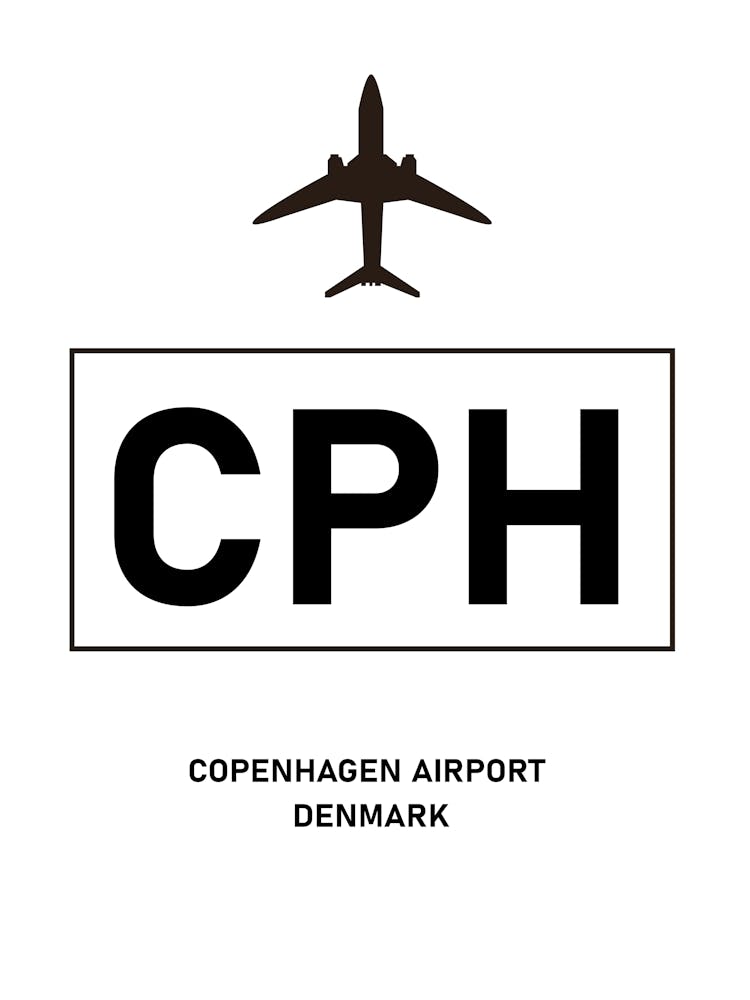 Copenhagen Airport Denmark Print
