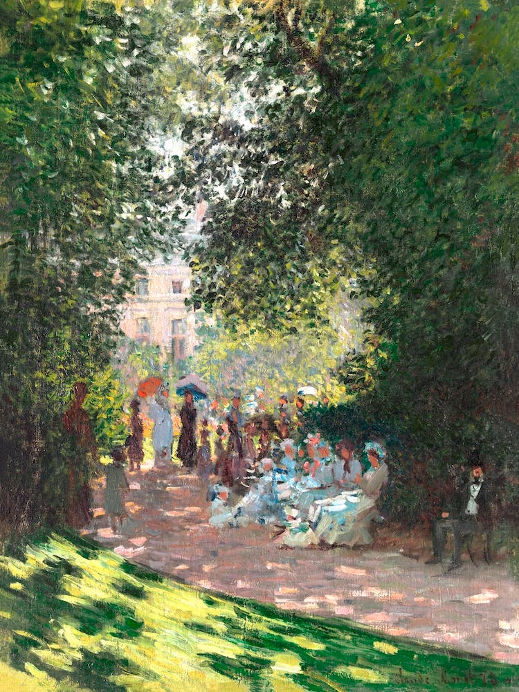 The Parc Monceau (1878), Claude Monet