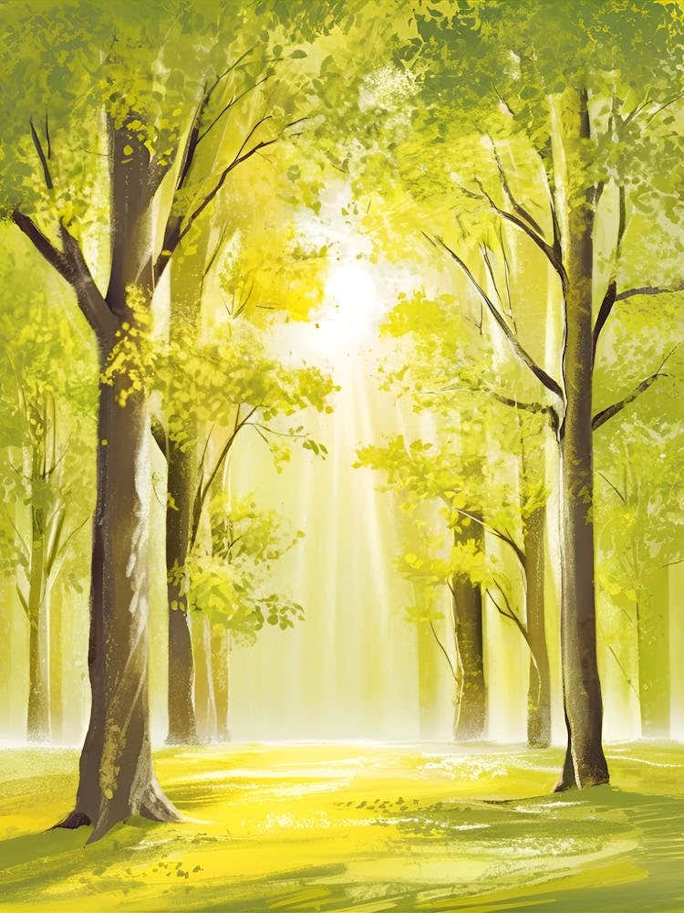 Illustration Of A Forest