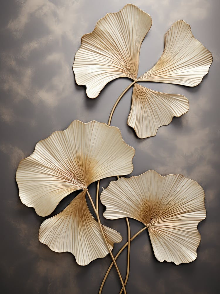 Ginko Leaf Wall Art