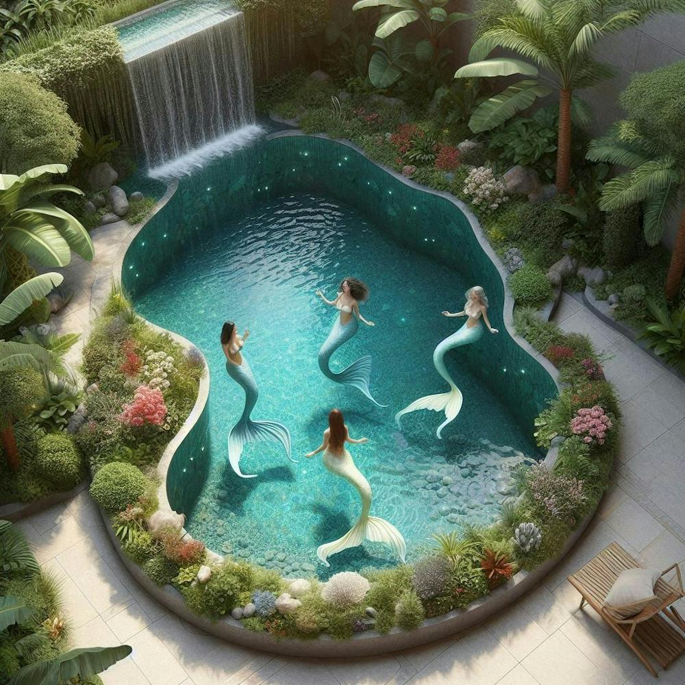 Mermaids In The Pool