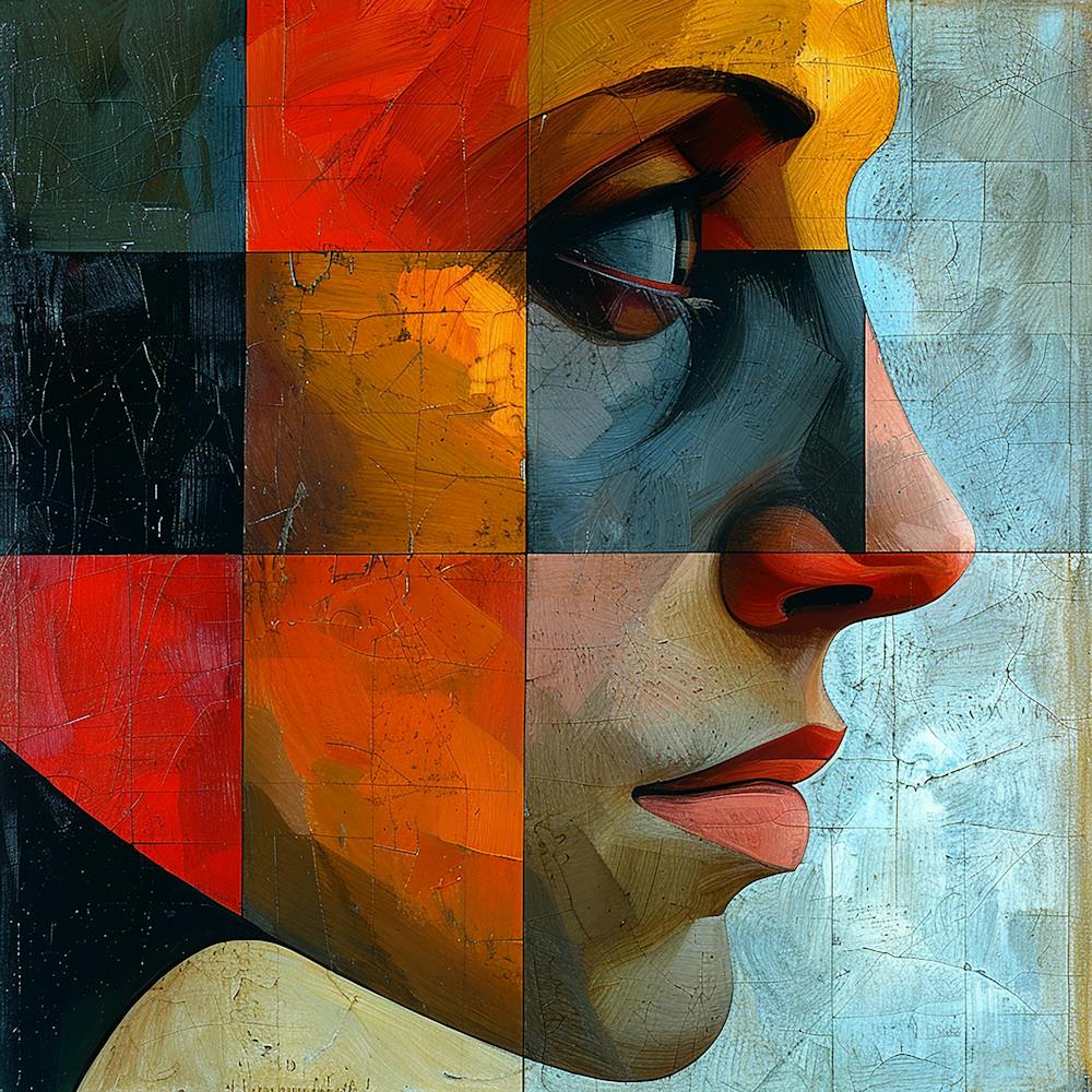 Abstract Portrait Of A Woman 14