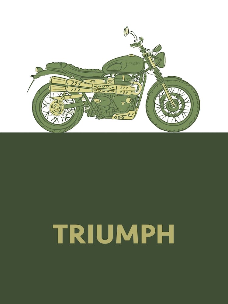 Motorbike Triumph Scrambler