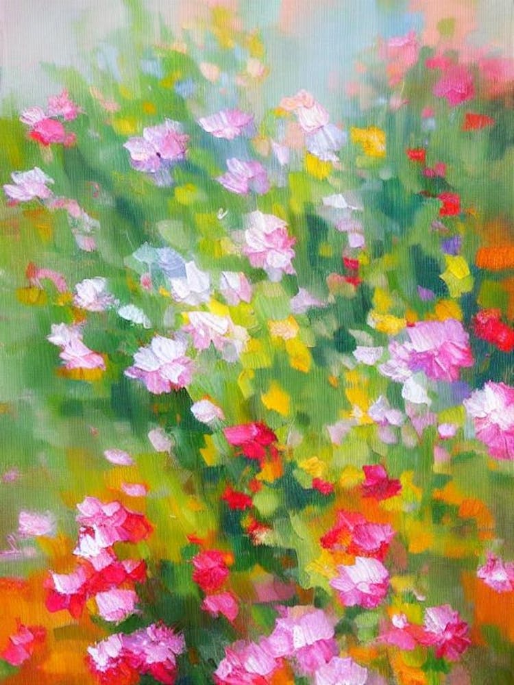 Œillet 2 Peinture Impressionniste