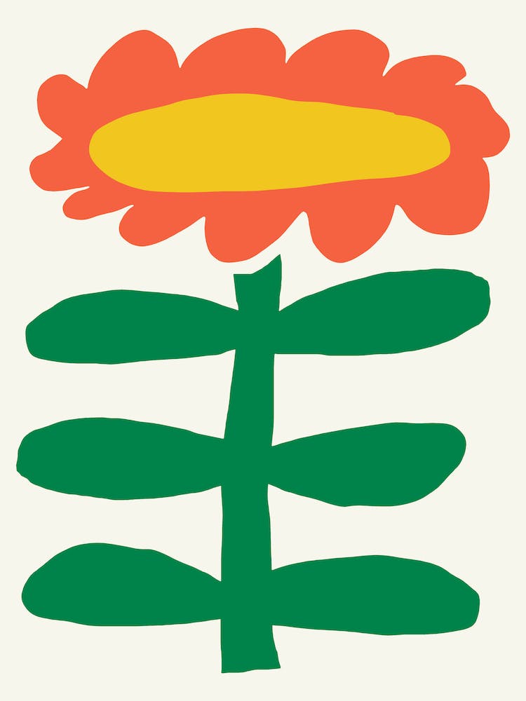 Organic Shaped Flower
