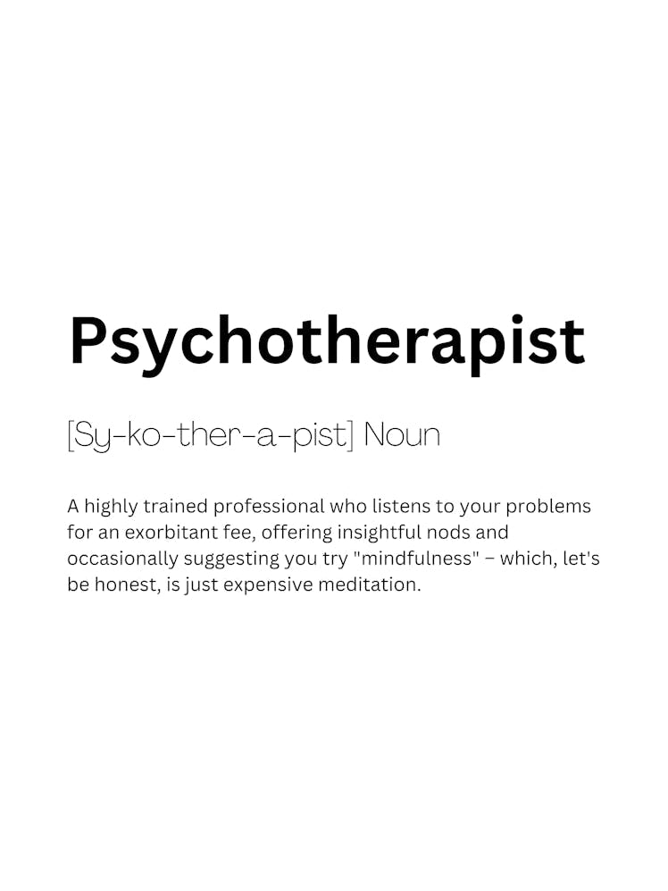 Psychotherapist Definition Meaning