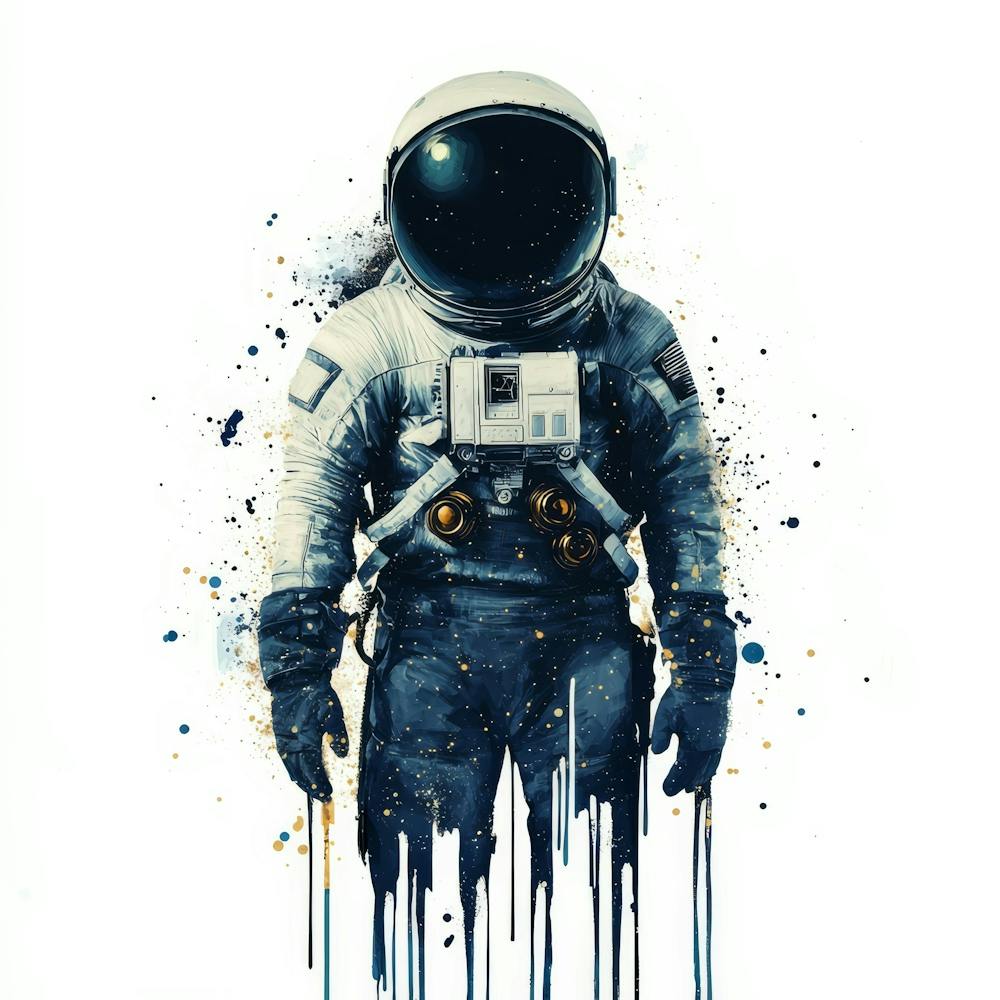 Astronaut Canvas Print.Generated AI. Wall 1