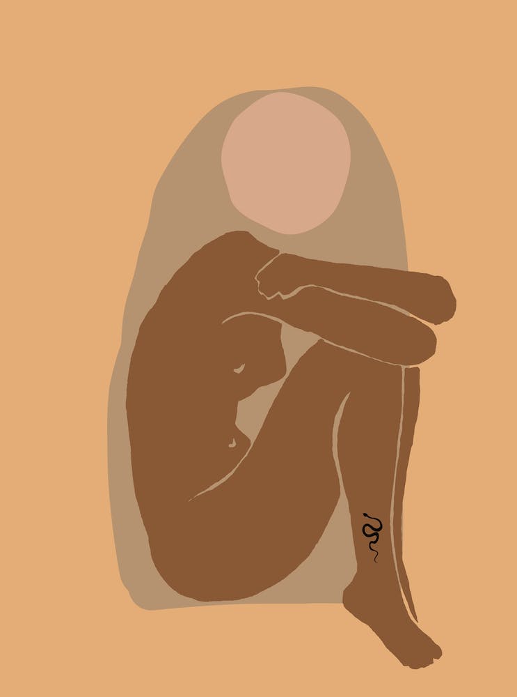 Loneliness Illustration Design