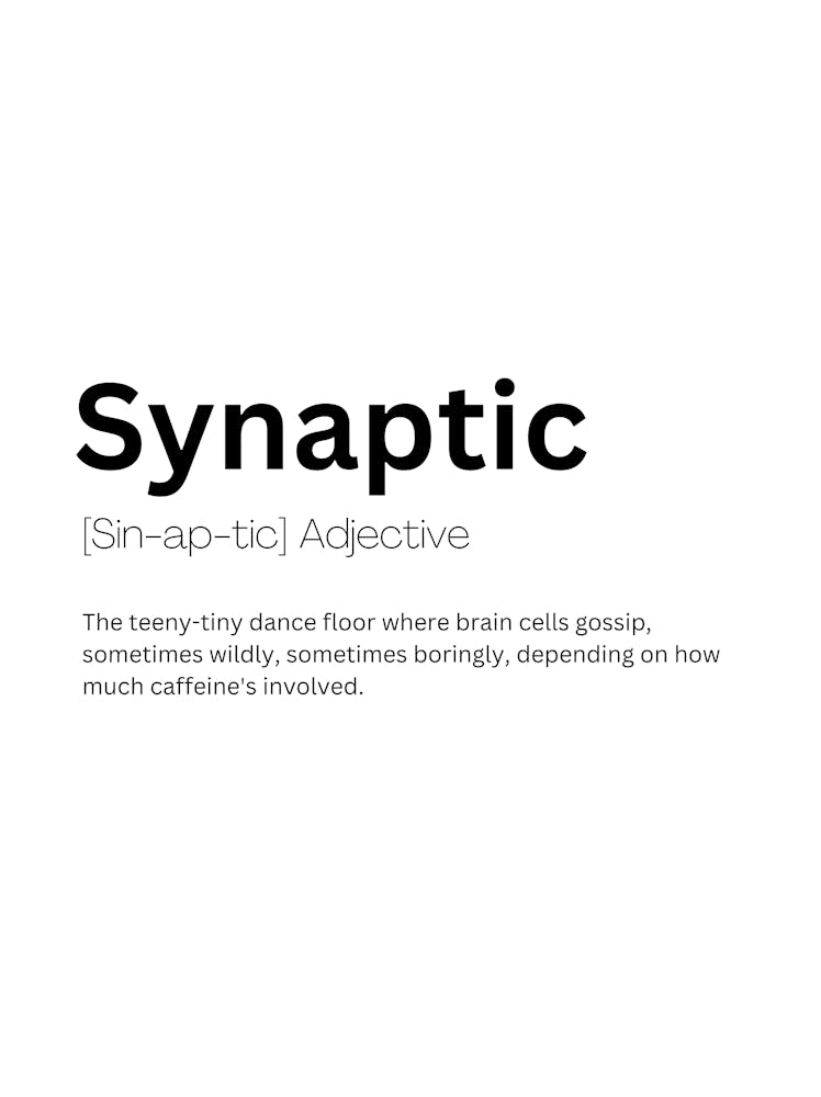 Synaptic Definition Meaning