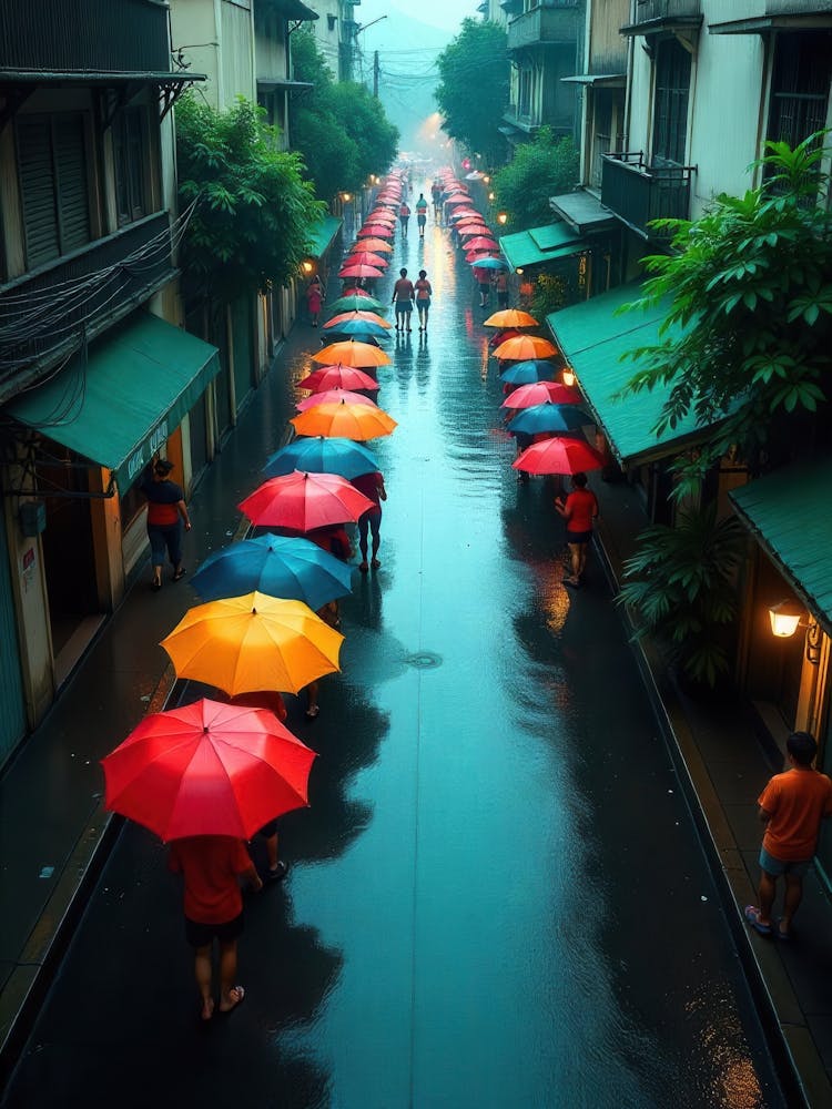 Rainy Day In Bangkok