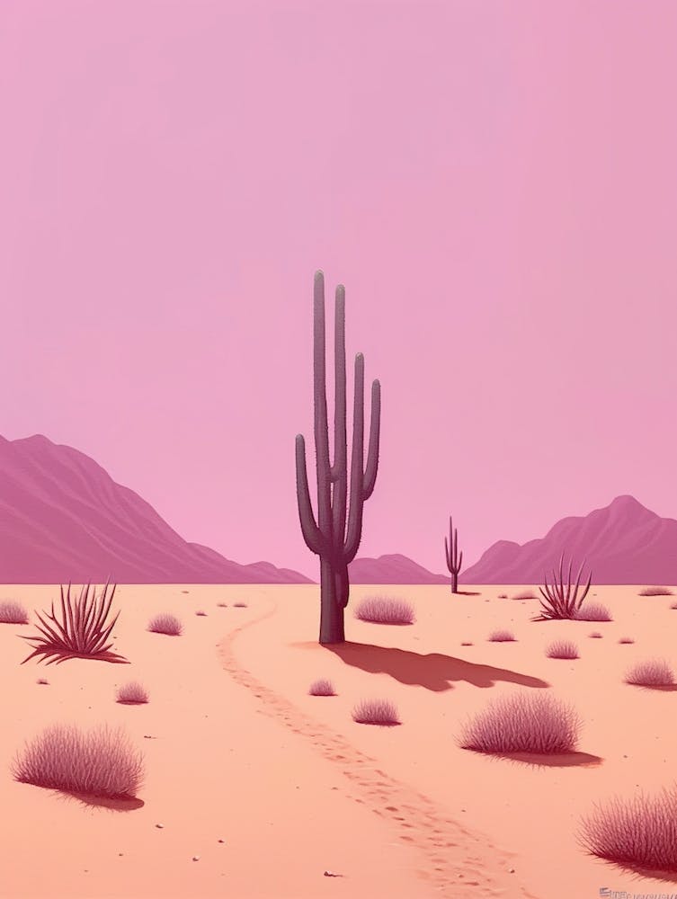 Cowgirl Pink Desert 4