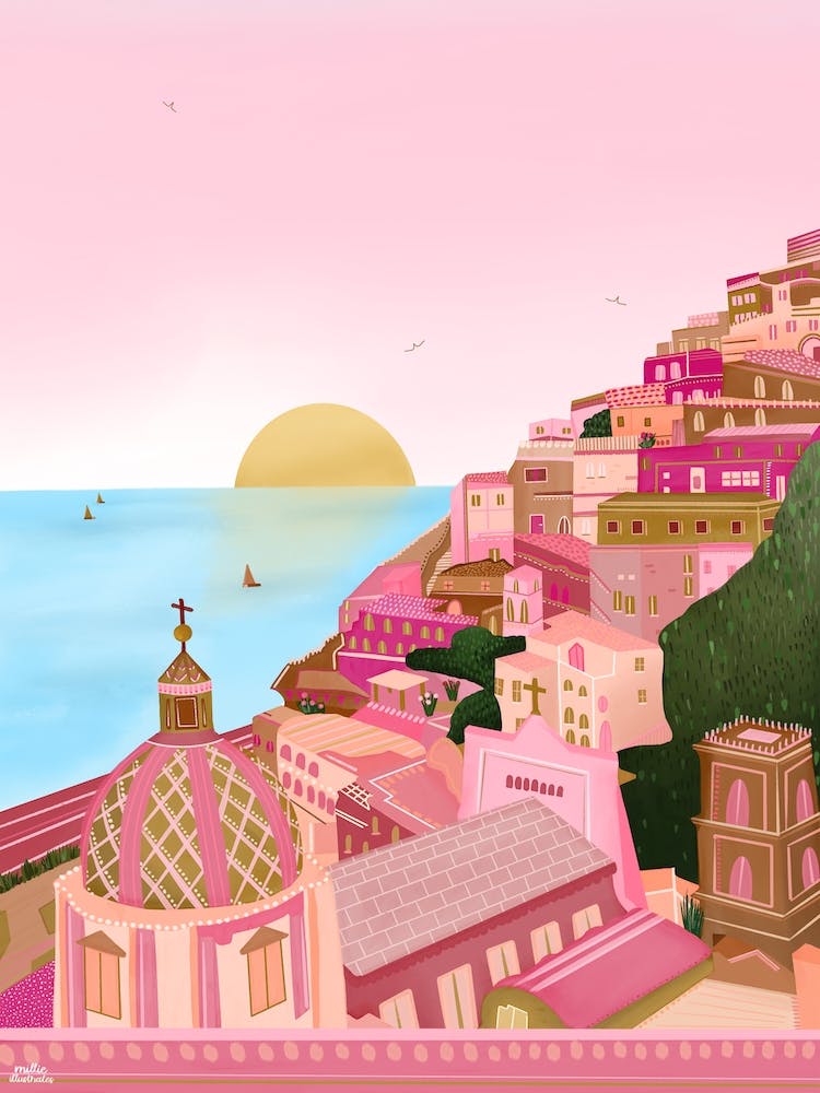 Pink Positano 