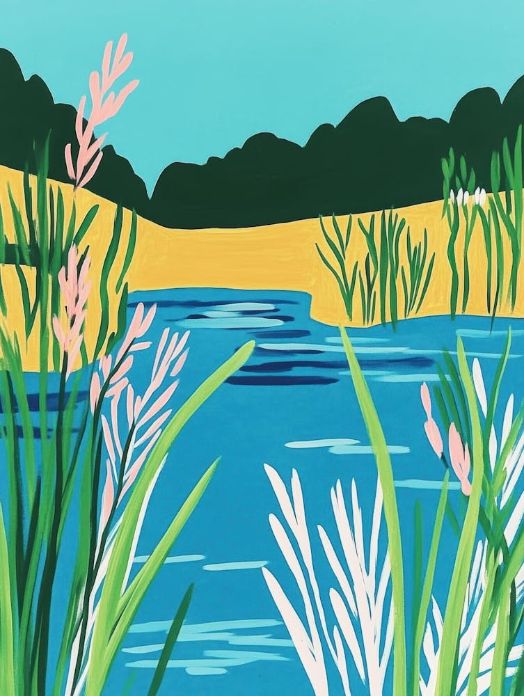 Reeds By The Water