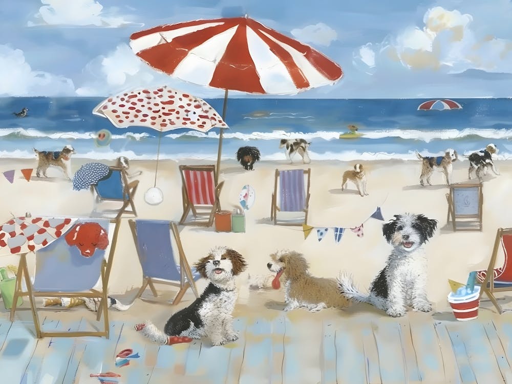 Dogs On The Beach 2