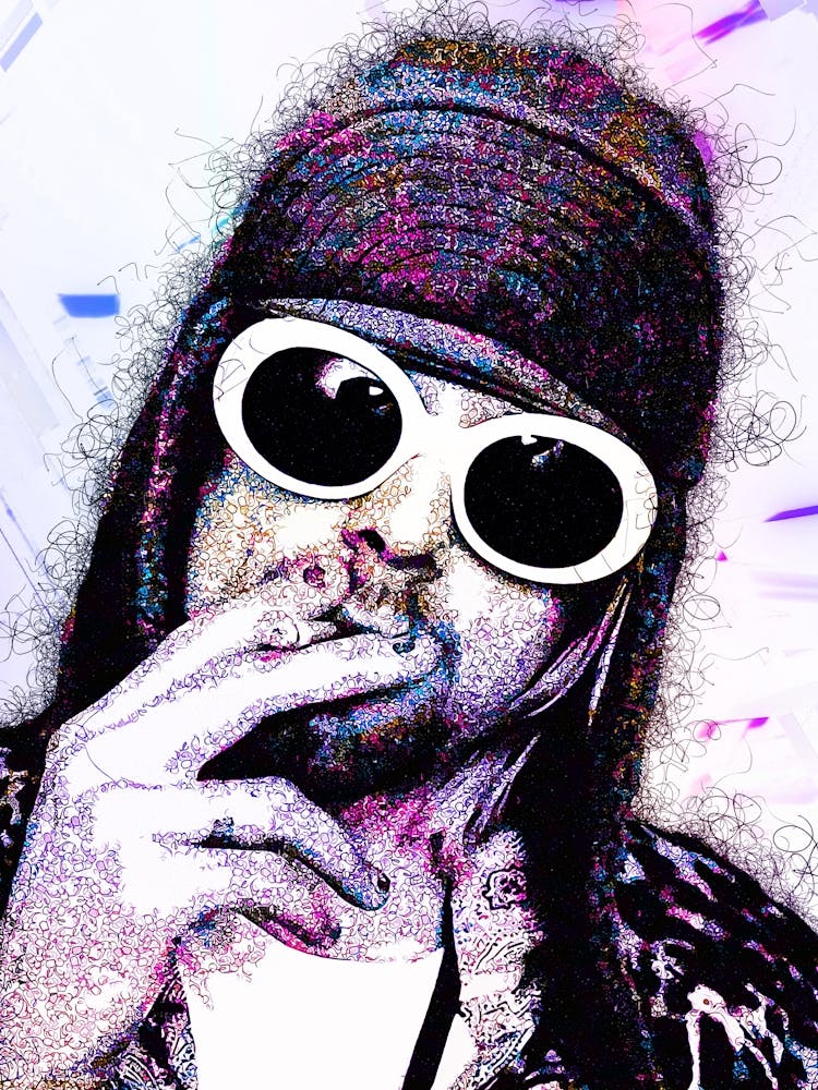 Kurt Cobain Scribble