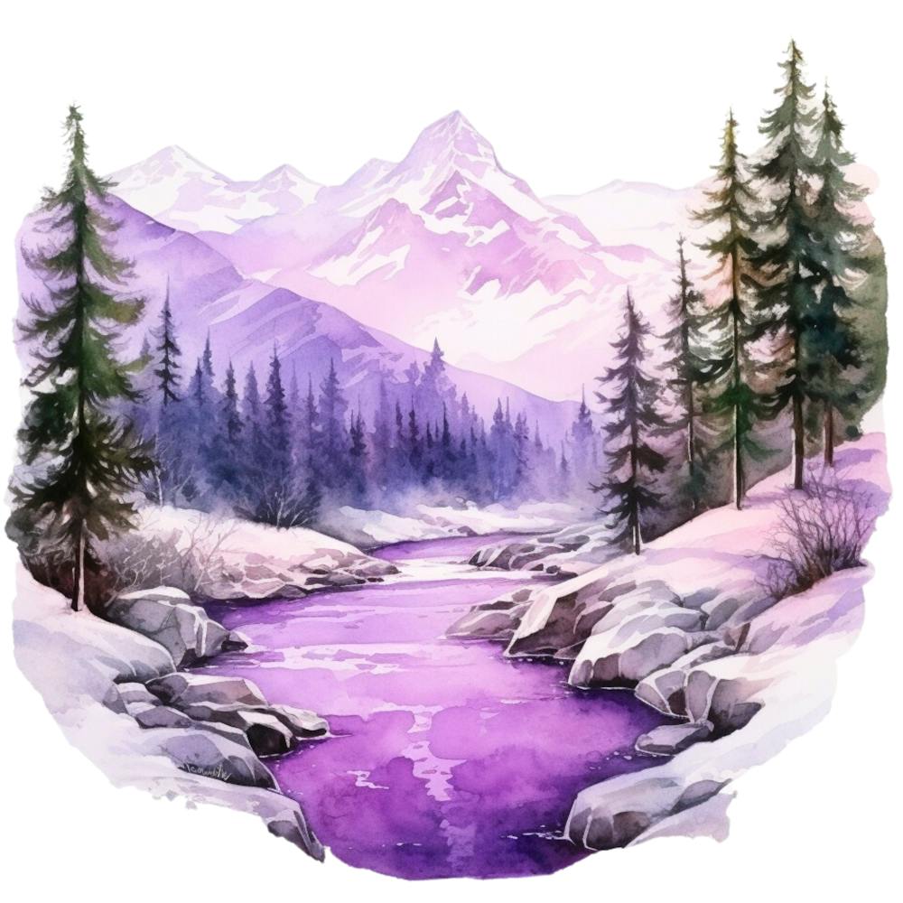 Watercolor Landscape Painting 17
