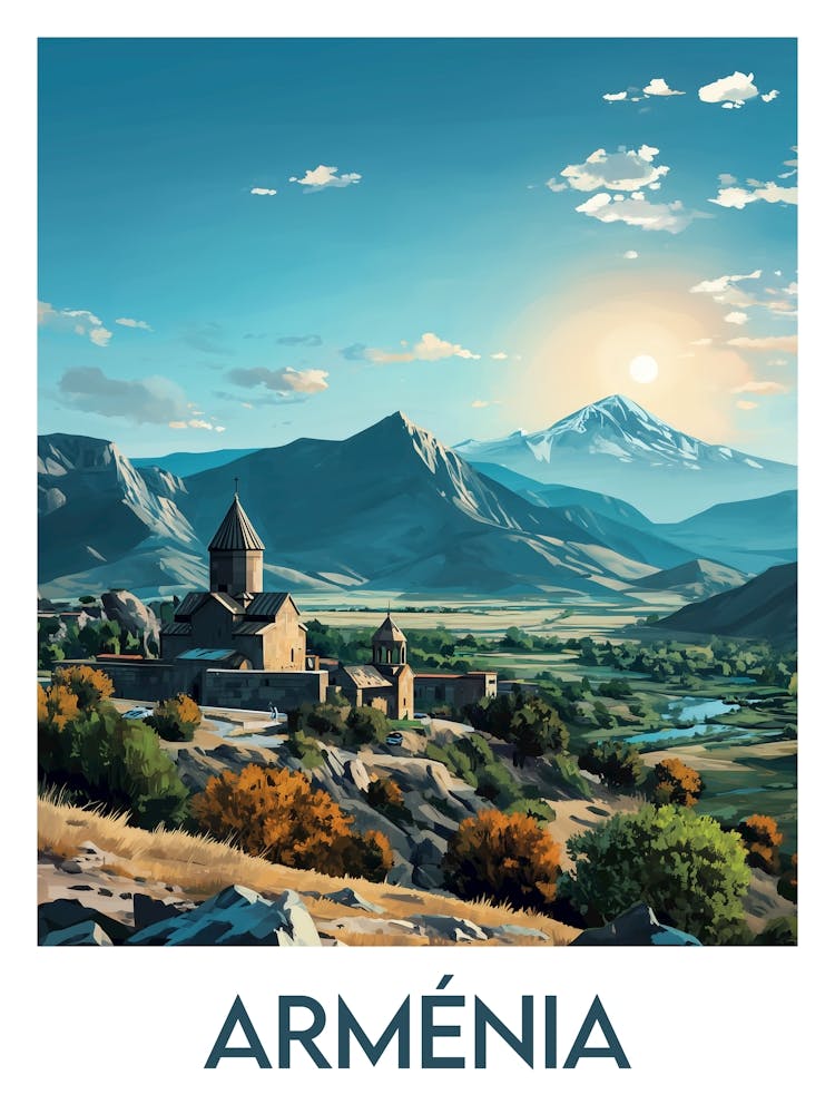 Affiche de voyage Arménia