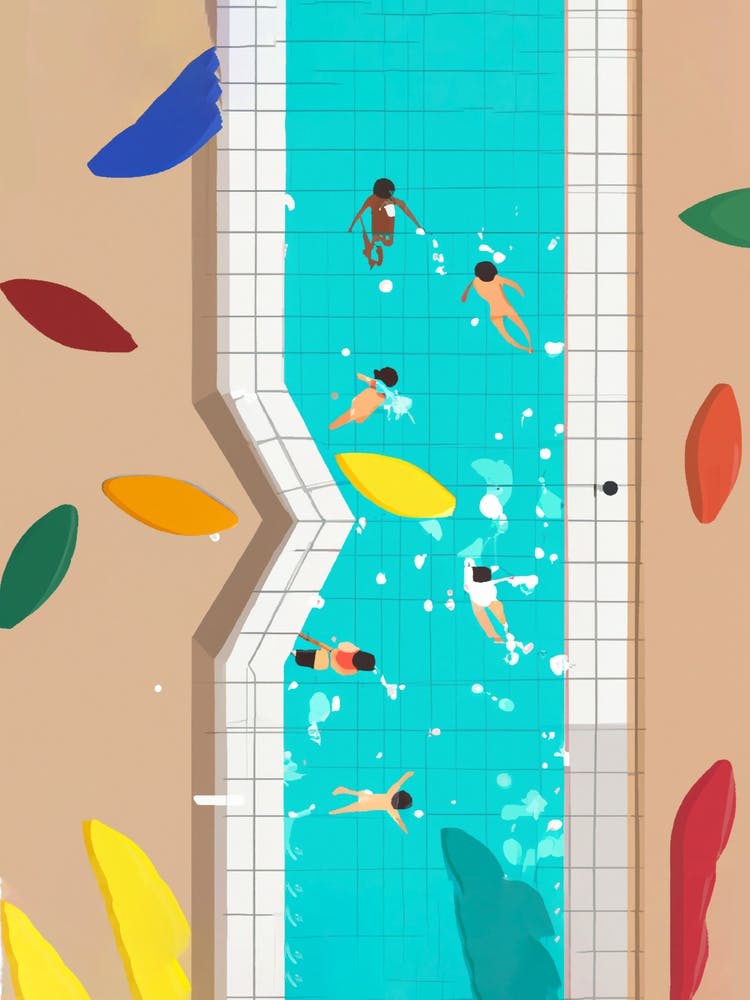Cartoon Swimming Pool