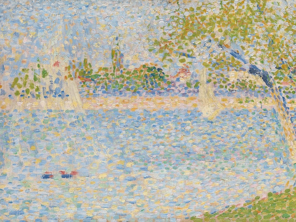The Siene Seen From La Grande Jatte, Georges Seurat